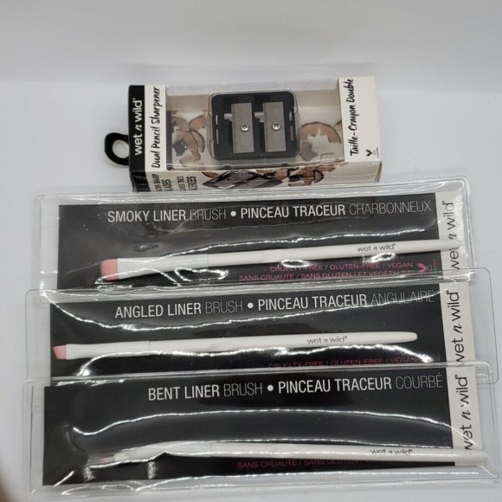 Wet n Wild Liner Brush Bundle + Sharpener